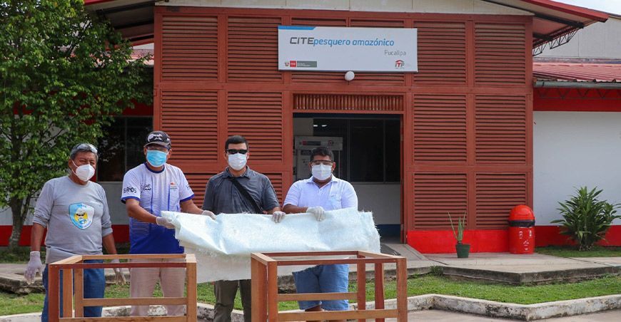 Pescadores artesanales se capacitaron en conservación de productos hidrobiológicos con bodegas insuladas Ucayali ITP Perú 