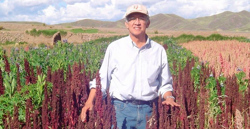 Dr. Mario Tapia Núñez investigador granos andinos Perú