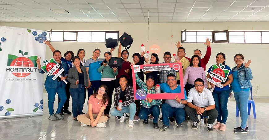 Hortifrut Perú y Enseña Perú impulsan una educación de calidad en el norte