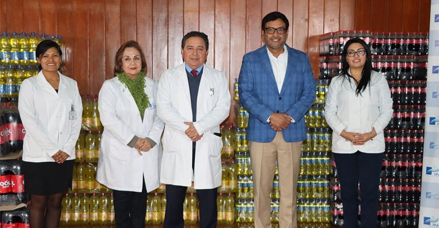 Industrias San Miguel donó mil toneladas de bebidas y alimentos