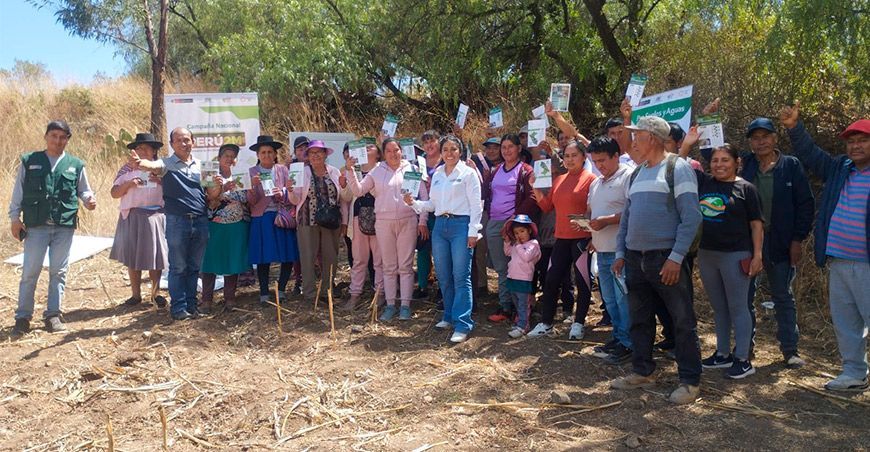 INIA ofrece tecnologías para conservar la calidad del suelo agrario en Luricocha Ayacucho Perú