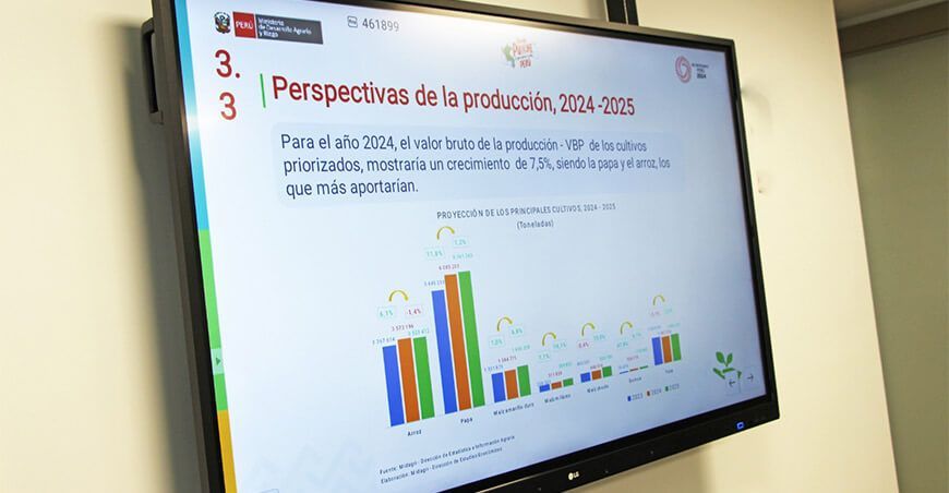 Midagri presentó el Marco Orientador de Cultivos para la campaña agrícola 2024/2025 MOC Perú