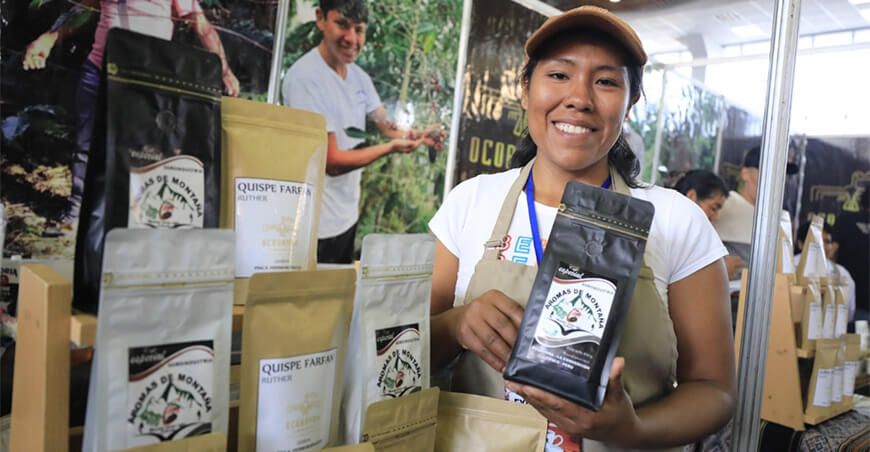 mypes cafetaleras ofertarán sus mejores productos en el Jockey Plaza Produce productores café