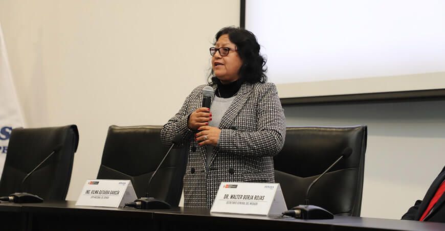 Vilma Gutarra García nueva jefa del Servicio Nacional de Sanidad Agraria Senasa