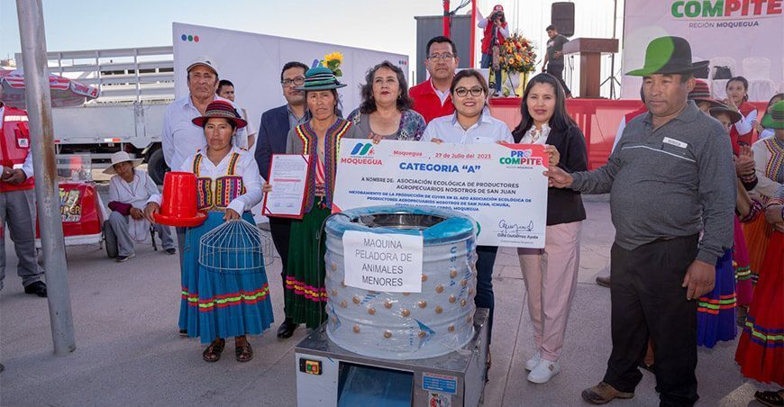 Lanzan Procompite 2024 para apoyar 23 cadenas productivas Moquegua Perú