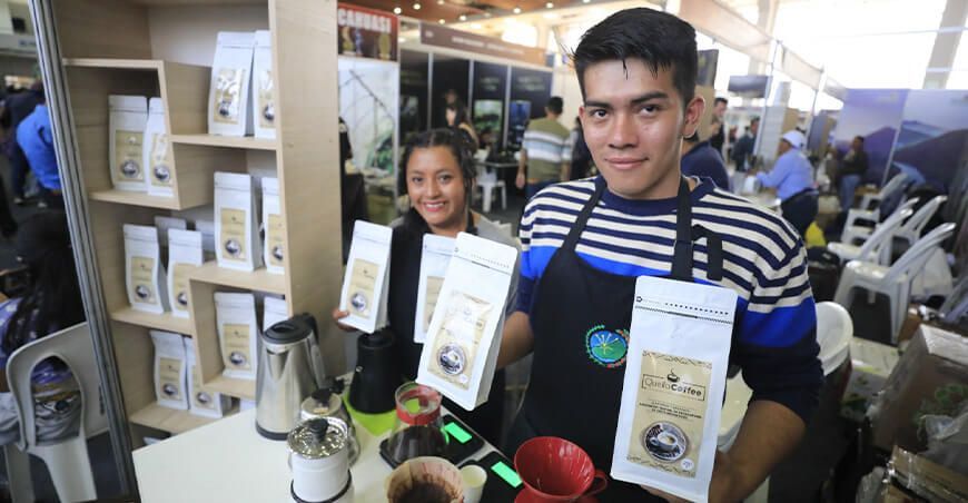 mypes cafetaleras ofertarán sus mejores productos en el Jockey Plaza Produce productores café