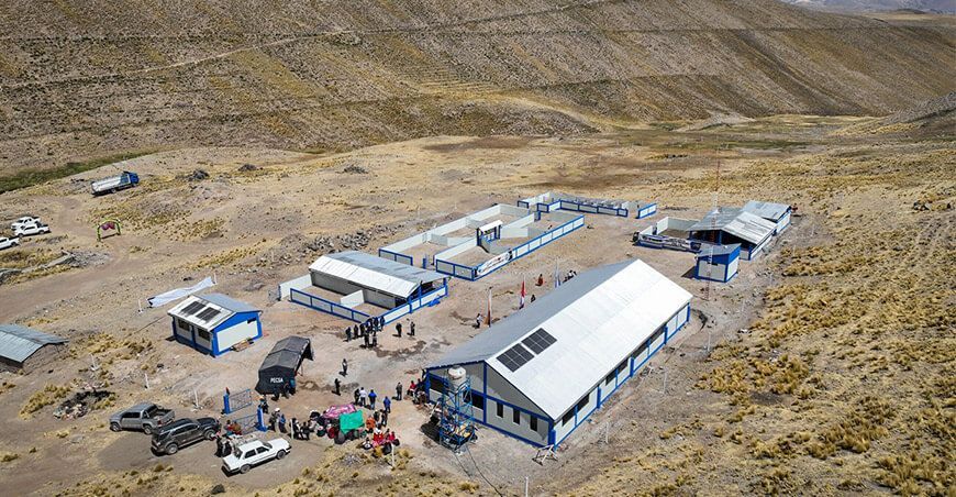 Inauguraron centro de reproductores de alpacas en San Antonio en Puno Perú