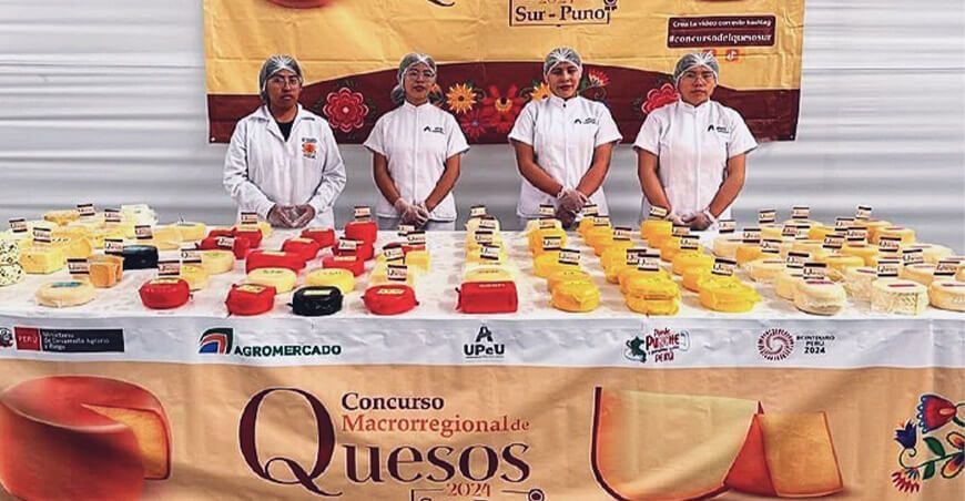 Queso Paria de Samanlac Puno se impuso como el mejor de la Macrorregión Sur Perú