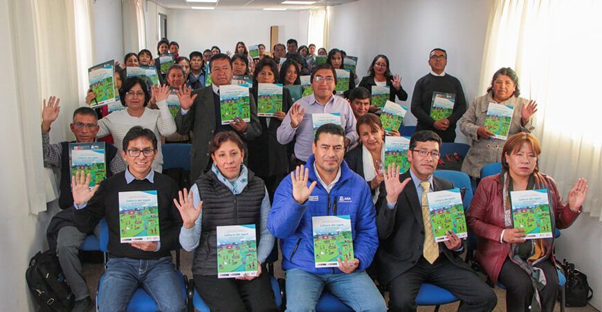 ANA analiza situación de cuenca del Mantaro con maestros Perú