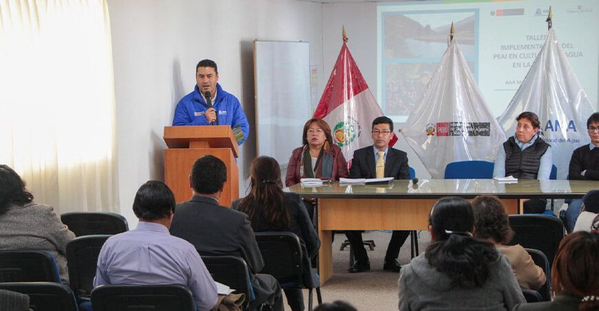 ANA analiza situación de cuenca del Mantaro con maestros
