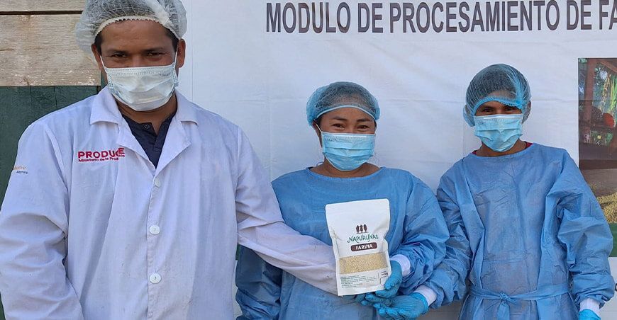 CITEproductivo Maynas del ITP impulsa transformación de productos amazónicos harina de fariña en comunidades de Loreto Perú