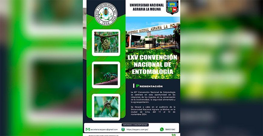 Convención Nacional de Entomología UNALM Perú
