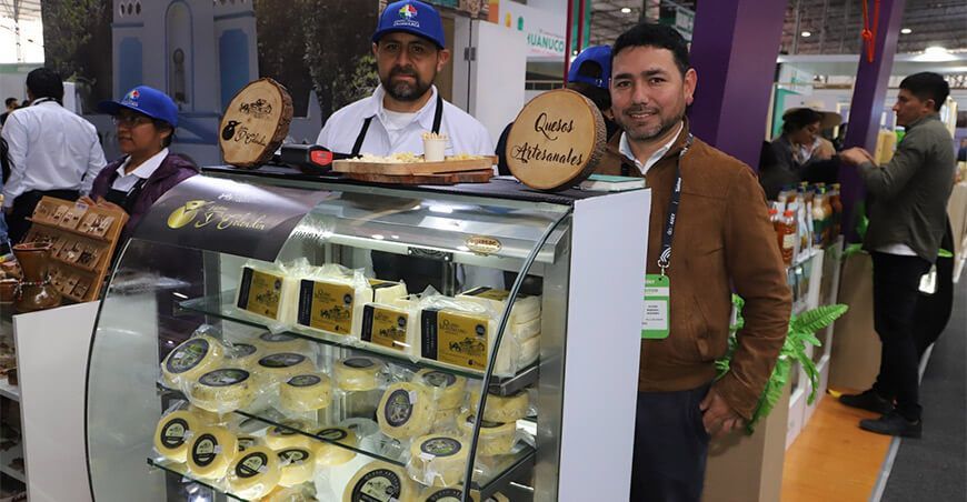 Cajamarca presente en la Expoalimentaria quesos cajamarquinos Perú