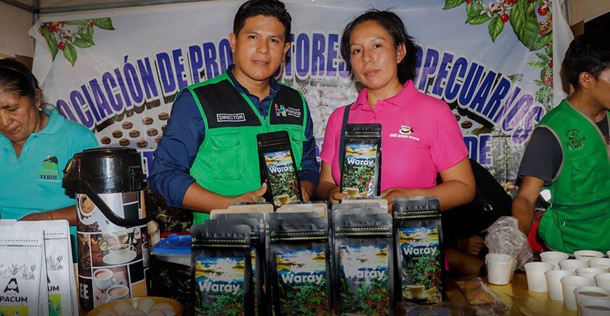 Fortalecen la cadena de valor del cultivo de café en Huánuco