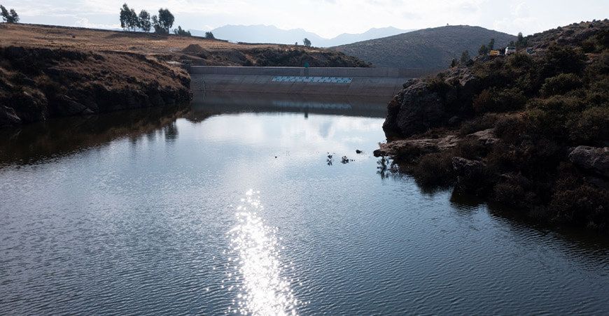 represa Millpo Sucre Ayacucho Midagri Perú