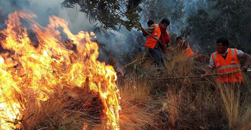 incendios forestales cambio climático Perú