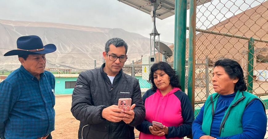 Southern Perú reduce la brecha digital al conectar 5 zonas con servicios de internet satelital en Arequipa