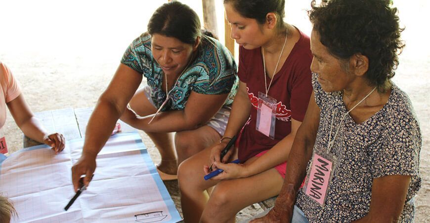 Capacitan a mujeres yagua en avicultura y crían más de 600 gallinas para sustento familiar Iquitos Loreto Perú ONG Infant