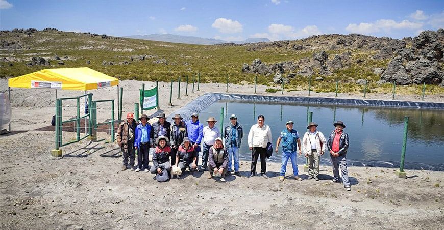 siembra y cosecha de agua qochas Ayacucho Perú