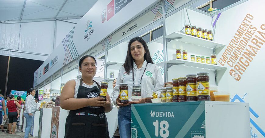 Organizaciones promovidas por Devida logran acuerdos comerciales Expo Ucayali APEC