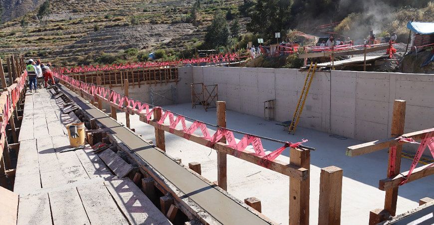 Culminó la construcción del reservorio Palcamayo para impulsar el desarrollo agrícola Moquegua Perú