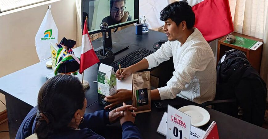 Rueda de Negocios productores Puno Agromercado Perú