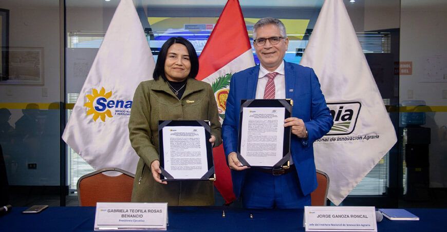INIA y Senamhi promoverán proyectos y tecnologías para impulsar la actividad agraria Perú