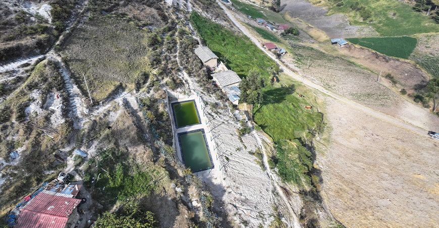 Inauguraron más de 40 reservorios en el centro poblado de Chamis Cajamarca Perú