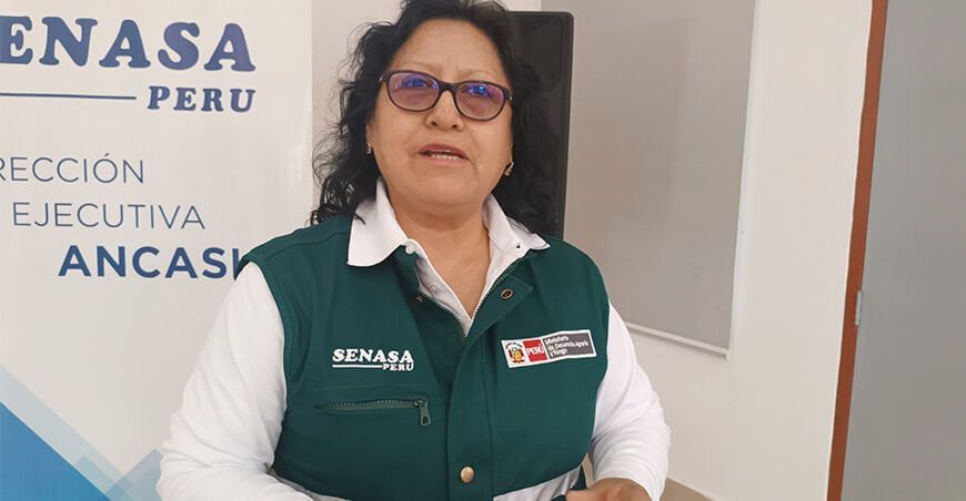 Jefa nacional del Senasa, Vilma Gutarra
