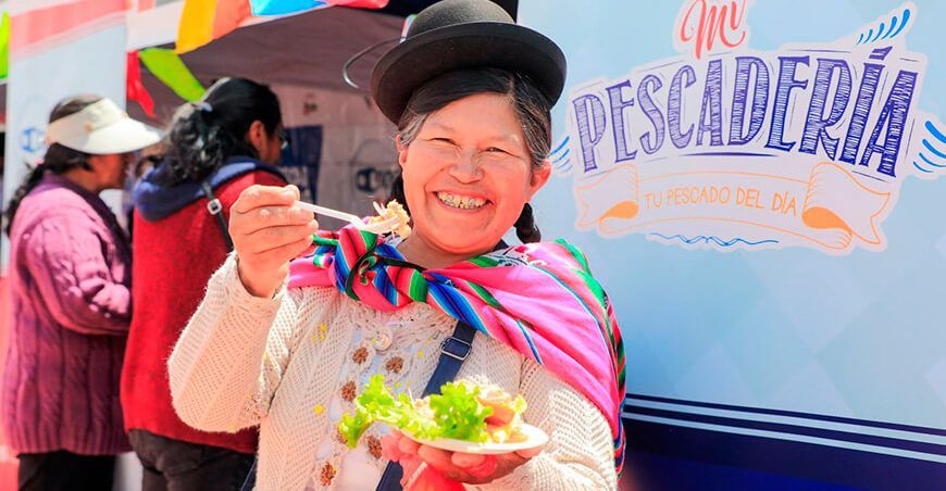 pescado fresco para luchar contra la anemia en Puno