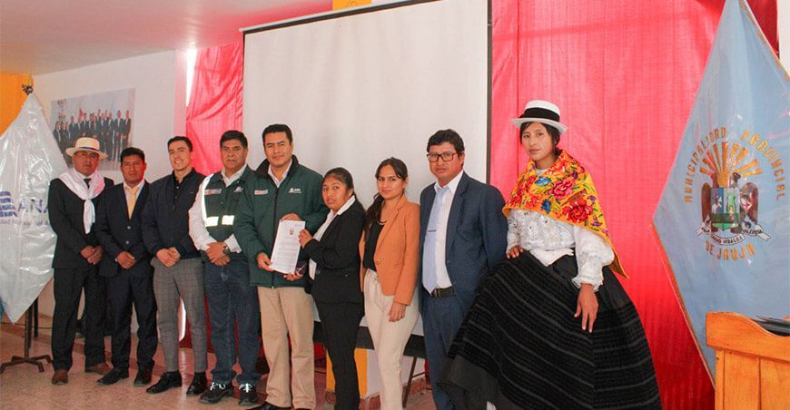 Delimitan por primera vez la faja marginal del río Yacus en Jauja Junín ANA Perú