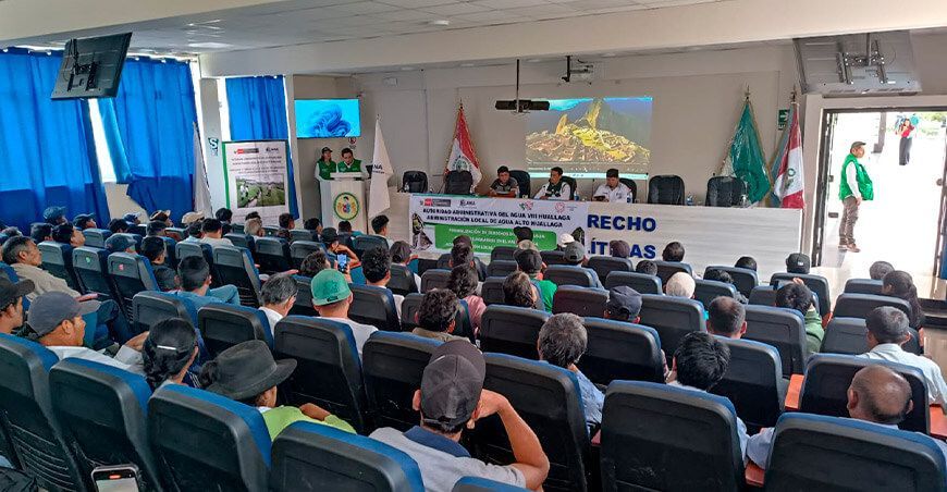 pobladores de Huánuco beneficiados con licencias de uso de agua ANA Perú