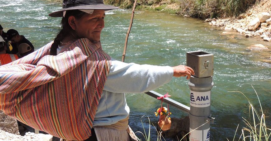 ANA inaugura estación portátil para monitorear la calidad del agua en el río La Virgen Junín Perú