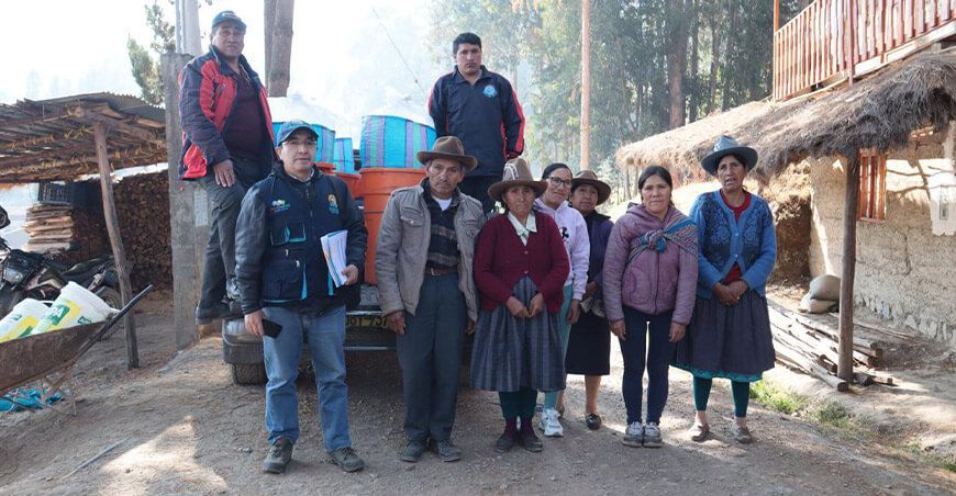 Procompite Ancash entregó alevines trucha a productores acuícolas e Chacas