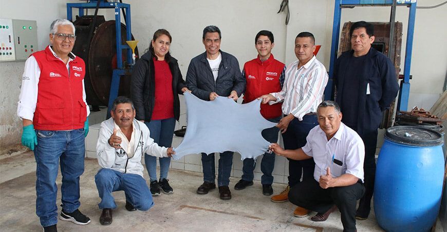 Asociación ganadera de Piura recibió capacitación en curtición de pieles de cabra ITP Perú