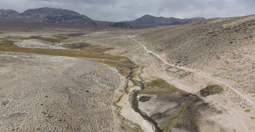 Construcción de la Represa Jarumas Tarata Tacna Perú