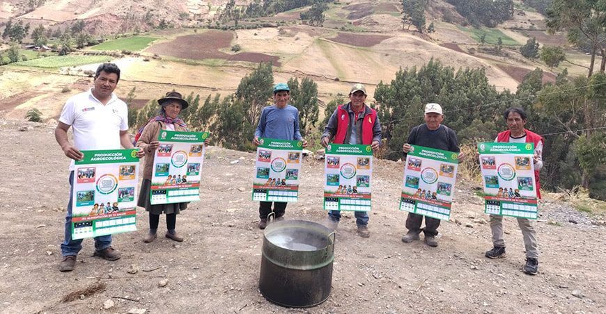 Familias de La Mar se capacitan en elaboración de biocidas Ayacucho Perú