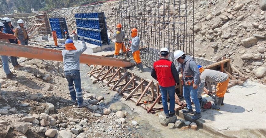 Contraloría detecta deficiencias en obra para prevenir desbordes del río Paucartambo en Pasco Perú