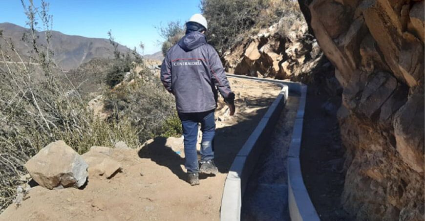 Contraloría detecta deficiencias en obra de almacenamiento de agua de riego en Pachía Tacna Perú