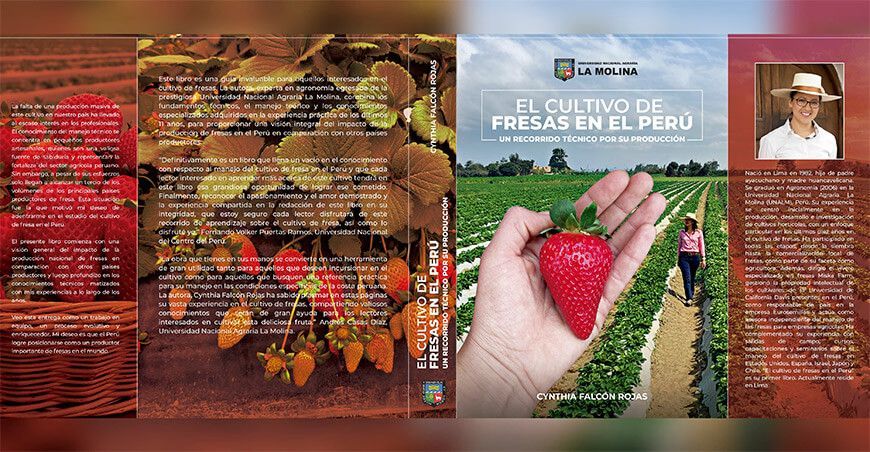 Cynthia Falcón Rojas presentará su libro sobre el cultivo de fresas en el Perú
