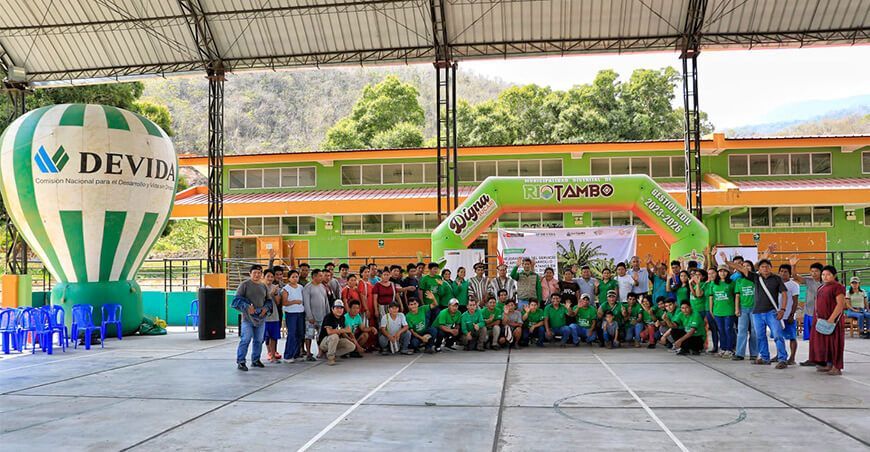 Devida inicia proyecto de plátanos a favor de 408 familias asháninkas de Río Tambo Junín Perú