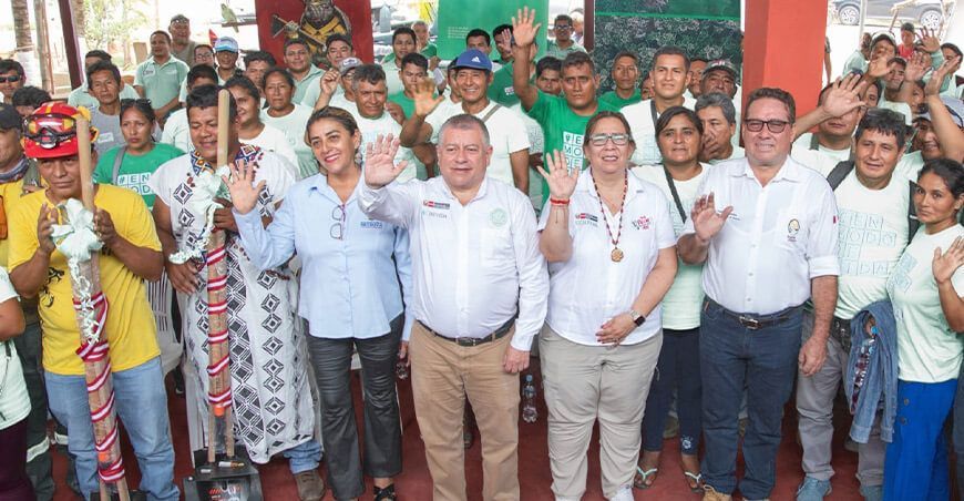 Comunidades nativas participaron en talleres para prevenir incendios forestales Devida Serfor Perú