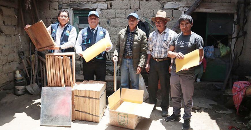 Fortalecen la producción apícola de productores en Coyllur Jancu en Huaraz Ancash
