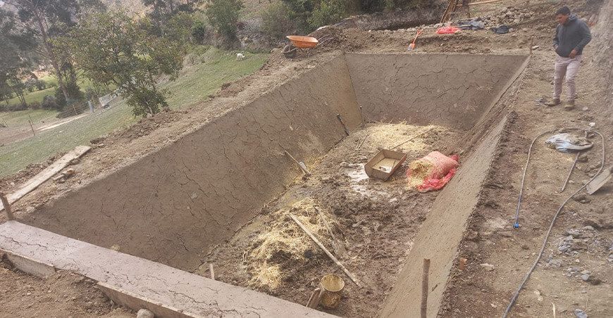 Cajamarca avanza en la excavación de 150 reservorios en la provincia de Contumazá siembra y cosecha de agua Perú