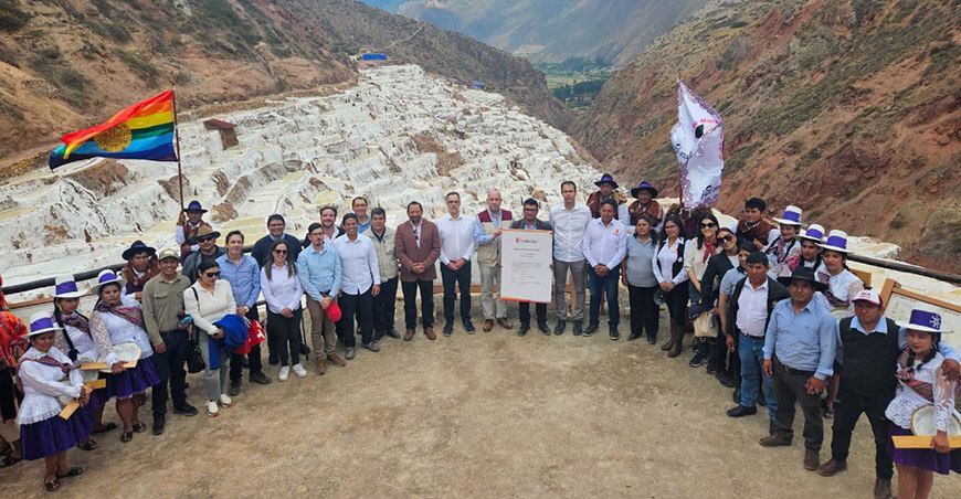 Sal de Maras se convierte en la primera indicación geográfica del Perú Indecopi