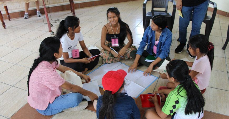 Infant trabaja con más de 100 niñas y jóvenes madres para impulsar su empoderamiento y desarrollo personal Iquitos Loreto Perú