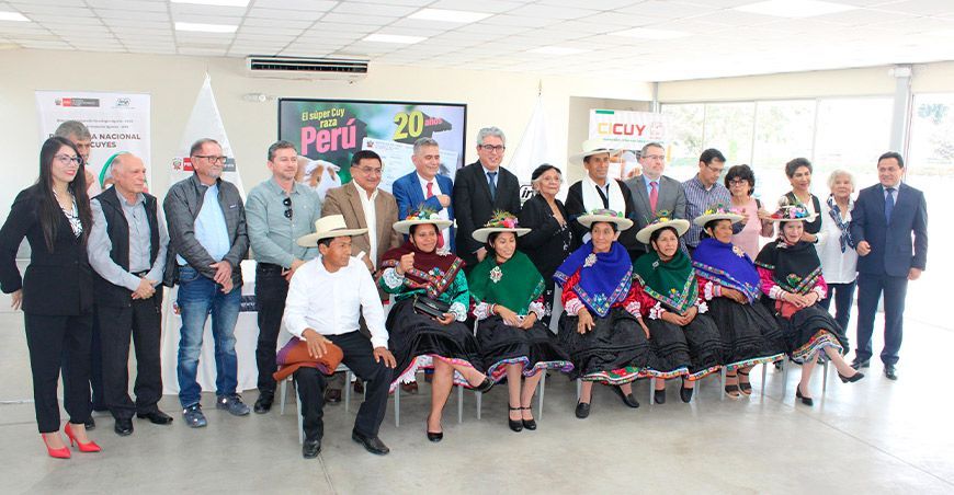 la Convención Internacional Cuyícola - Cicuy INIA Perú