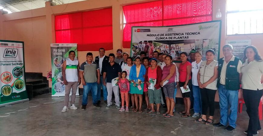 Clínica de Plantas INIA productores de San Martín Perú