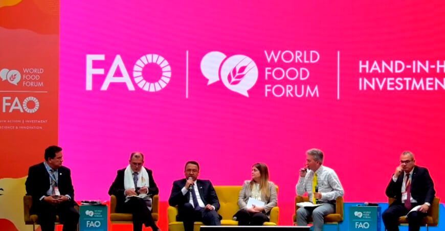 Midagri presentó planes de inversión para 4 cadenas productivas en el Foro Mundial de la Alimentación de la FAO