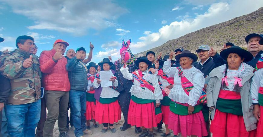 construcción de represa Jarumas II beneficiará a 1600 familias campesinas de Tarata 